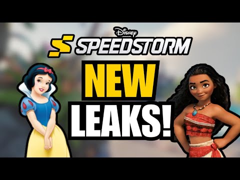 HUGE Disney Speedstorm Leaks! Moana, Snow White, & MORE!