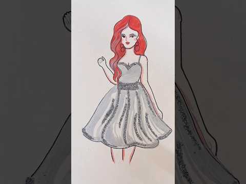 #girldressdrawing #art #drawing #diy #craft