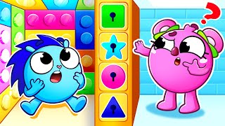 Magic Rooms Challenge 🔑 Help Your Friends | Funny Kids Songs 🐱🐨🐰🦁And Nursery Rhymes by Baby Zoo