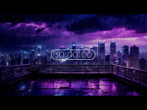 rainy night in tokyo ☔️ [lofi hip hop + chill beats] | 30 minute timer