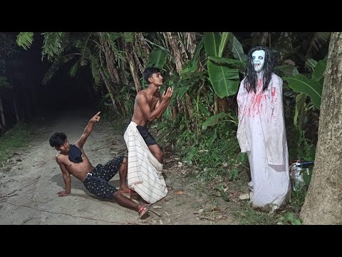 viral ngakak 🤣 Prank Pocong bocil lagi tidur sampe kocar kacir