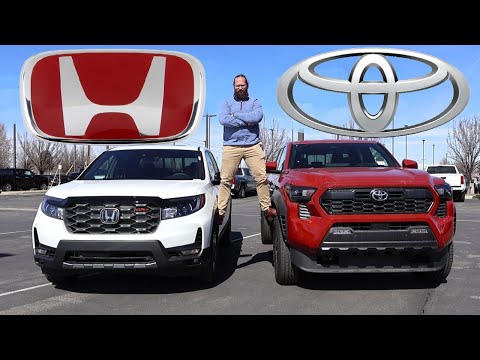 Honda's "Fake Truck" Is Better?!? (2025 Honda Ridgeline vs 2025 Toyota Tacoma)