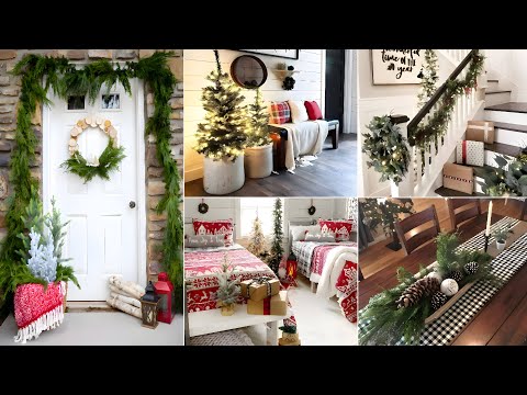 🎄+100 FARMHOUSE CHRISTMAS DECOR IDEAS - RUSTIC CHRISTMAS DECORATION IDEAS 2024 - CHRISTMAS DIY 2024