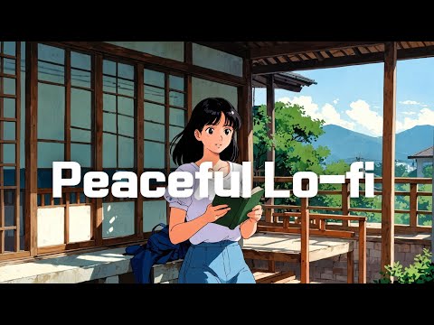 𝐏𝐥𝐚𝐲𝐥𝐢𝐬𝐭 Lo-fi with breezy winds🎵 / 1hour Lo-fi mix / peaceful music / beats for study, work