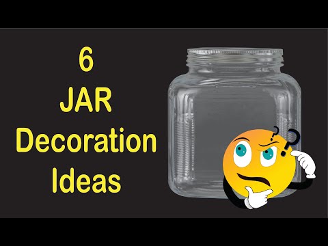 6 Jar Decoration Ideas | @CraftStack