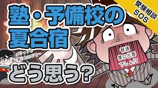 「塾・予備校の夏合宿で猛勉強、どう思う?」…デメリットとデメリットと、まさかのメリットも教えちゃいます!!（ノンスタ回の予習復習もあるよ回）｜受験相談SOS vol.1264