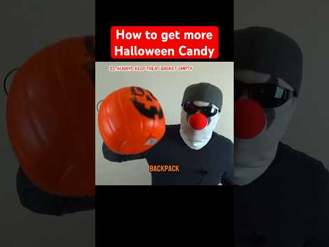 How to get more Halloween candy #trickortreat #halloween #candy y