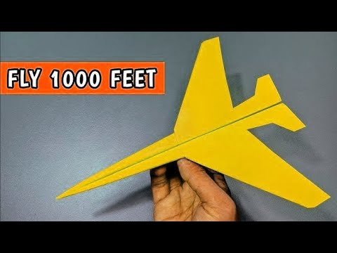 How to Make a Record-Breaking Paper Airplane That Flies Over 10,000 Feet! (Step-by-Step Tutorial)