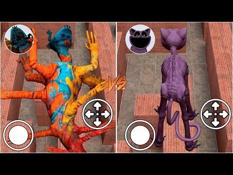 Playing as NEW DOEY THE DOUGHMAN vs Playing as NIGHTMARE CATNAP in Garry's Mod!