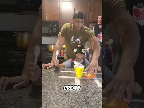 Blindfolded Kellogg's Eggo Buttery Maple Ice Cream 🧇🍦 Taste Test Challenge with Omar