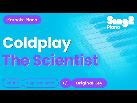 Coldplay - The Scientist (Piano Karaoke with Visualiser)