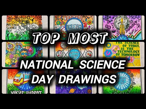 National Science Day Drawing/Science Day Poster/National technology day drawing#scienceproject