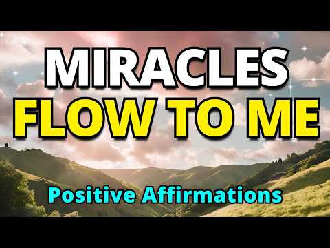 Miracles are Flowing To Me | Positive Sleep Meditation with Powerful Gratitude Affirmations