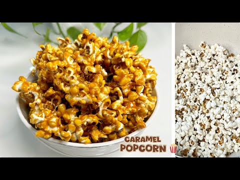 Caramel popcorn recipe / Simple and delicious recipe / The best snack