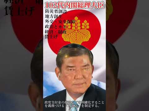 速報！102代目内閣総理大臣に石破茂氏が就任　#石破茂