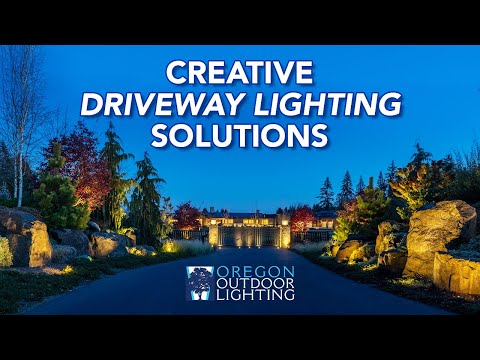 Driveway & Entryway Outdoor Lighting Design | Oregon Outdoor Lighting