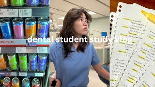 a REALISTIC dental student study vlog