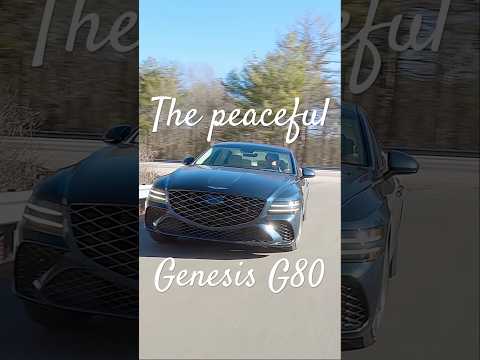 Relaxing with the Genesis G80 #luxury #genesis #genesisg80