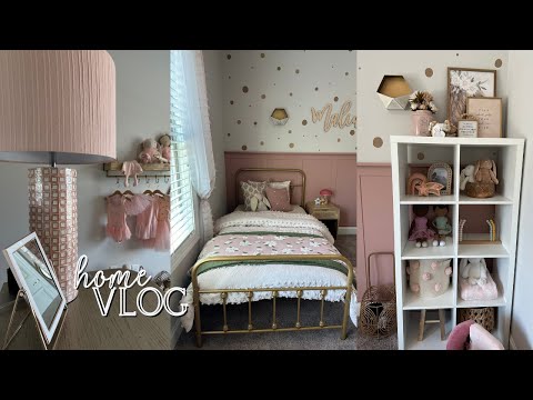 HOME VLOG: TODDLER ROOM REVEAL | DIY ACCENT WALL | DECORATE WITH ME | JENNY JACKS