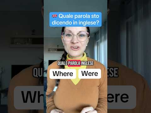 🇬🇧Where or were? 😱 #imparainglese #inglese #ingleseonline #ingleseperitaliani #lezionidinglese