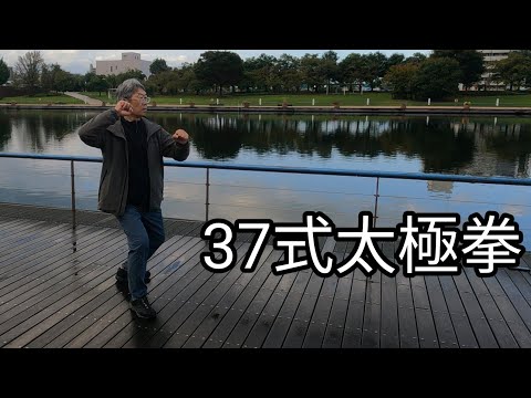 37式太極拳（於日本富山市親水公園）Tai Chi Chuan 37 From Performed by CY Yang at Kansui Park - Toysma City, Japan