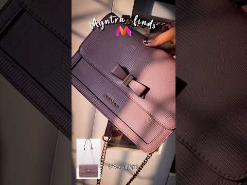 🎀myntra finds🎀classy handbag under ₹1000 | allen Solly handbag 👜 #shorts #shortsfeed