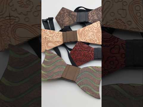 Wooden bowties. Full video on my channel. #bowties #woodworking #cncwoodworking