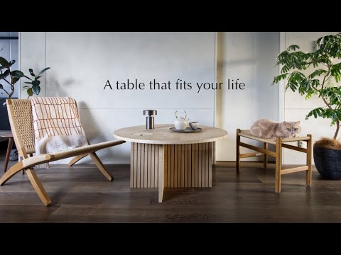 Architects' thoughts on tables and lifestyles/Height-adjustable desks/Round tables/Dining tables