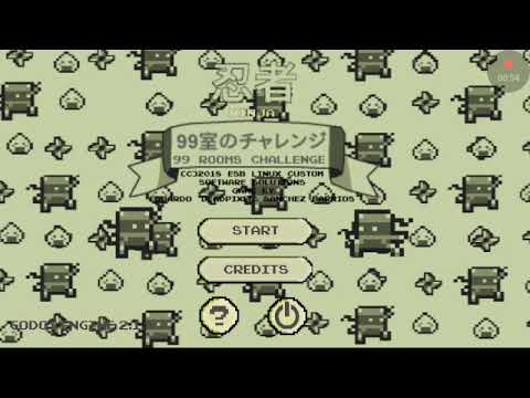 Ninja 99 Rooms Challenge Title and Credits Screen (Work in Progress)