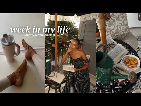 VLOG: balcony decor updates, beginning ballet at 27, atl farmers market, slow living, comfy & chic