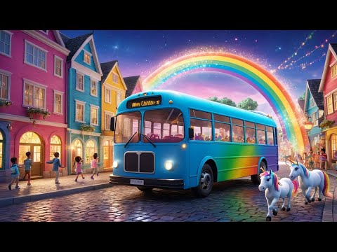 The Unicorns on the Bus | Fun Nursery Rhyme for Kids | Sing-Along Song