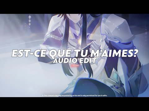 est-ce que tu m'aimes? (tiktok version/spedup) || gims [ edit audio ]