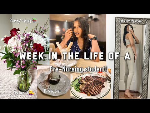 DAY IN THE LIFE OF A PRE NURSING STUDENT/ WEEK IN THE LIFE OF A PRE NURSING STUDENT💛✨🫶🏼