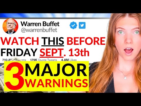 URGENT: WATCH FOR THESE 3 WARNINGS in the coming MARKET CRASH & RECESSION