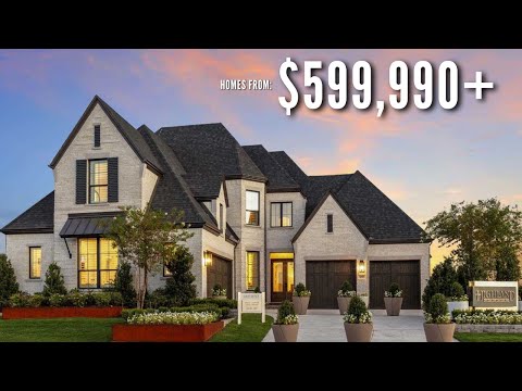 NEW LUXURY 2024 MODEL HOUSE TOUR NEAR DALLAS TEXAS!