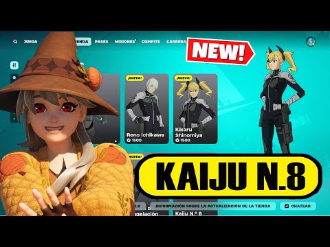 🔴¡ SKINS DE KAIJU NO 8 EN FORTNITE ! - VALE LA PENA ¡ AHORA MISMO !