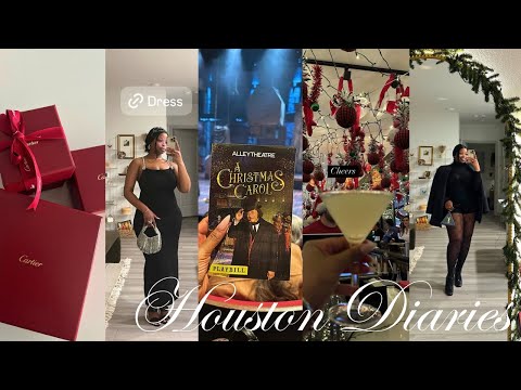 Houston Diaries: Christmas Bar, Luxury Shopping, Happy Hour, Serving Looks & More | GeranikaMycia