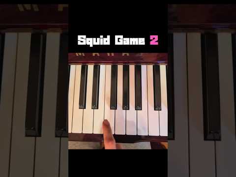 How to play Squid Game 2 イカゲーム 2  piano / Mingle Game /  #shorts