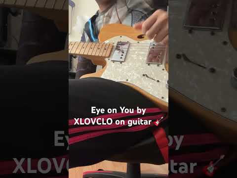 Eye on You by XLOVCLO on Mexican Made Fender Telecaster Thinline ❤️‍🔥❤️‍🔥❤️‍🔥  #xlovclo #guitar