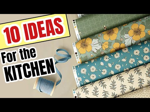 10 SEWING PROJECTS for the KITCHEN | 10 SEWING ideas for the home