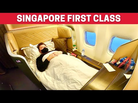 ALONE in Singapore Airlines First Class *To New York*