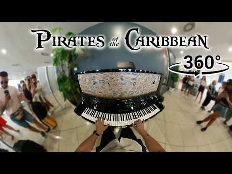 Pirates of The Caribbean at 360° | AIRPORT PIANO PERFORMANCE