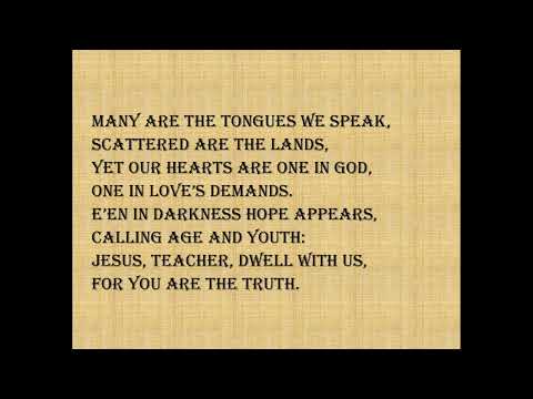 Here O Lord we servants Gather - #Gatheringhymns #lyrics