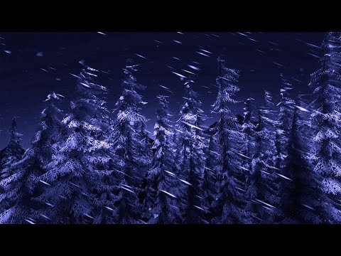 Blizzard in the Alpes - Vertical Video | Snowstorm Sounds for Sleeping - Sleep Better