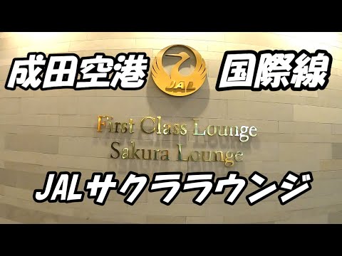 旅行編【成田空港国際線JALサクララウンジ 】NARITA Sakura Lounge