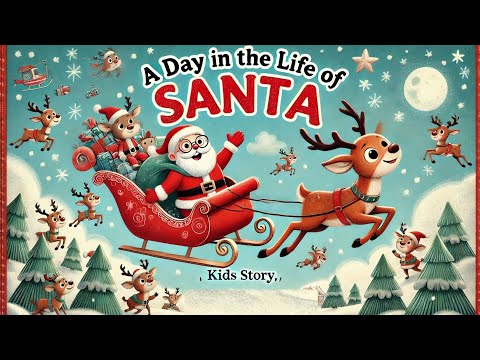 A Day in the Life of Santa | A Christmas Story for Kids | Merry Christmas #christmasstories