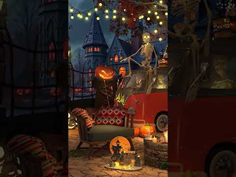 Relaxing Autumn Jazz Music 🎃 Funny Halloween Atmosphere #jazz #halloween  #smoothjazz