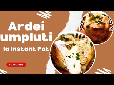 Ardei umpluti gatiti la Instant Pot. Reteta clasica, metoda moderna de gatit😍