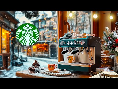 冬のコーヒーの楽しみ - スターバックスでのひとときリラックス - Starbucks Jazz Up Your Winter - 作業用 洗練されたのジャズスタバ - カフェ bgm ライブの冬