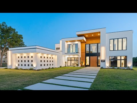 STUNNING ULTRA MODERN HOUSE TOUR NEAR DALLAS TEXAS!